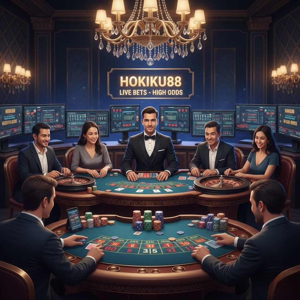 Live Casino Aman dengan Deposit Minimal di Hokiku88
